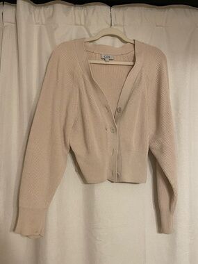 COS Cream Knit Cardigan